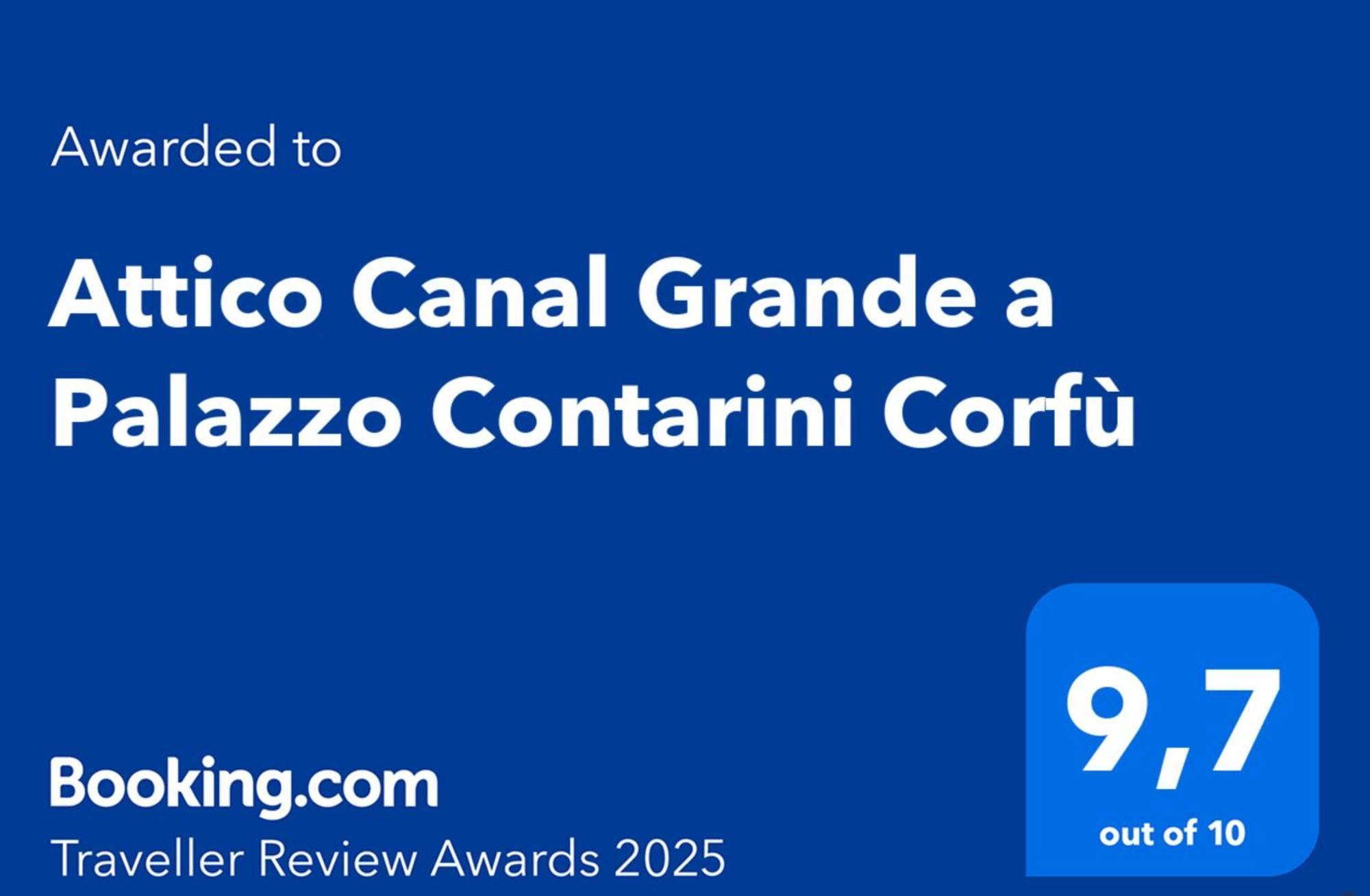 Attico Canal Grande A Palazzo Contarini Corfu Veneza Exterior foto